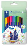 STAEDTLER Rostirón készlet, 1 mm, 'Triplus 323', 10 különböző szín (TS323C10) (TS323C10)