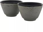 Bredemeijer Jang Teáscsészék öntöttvas 100 ml, 2 darabos készlet, magasság: 90 mm, hossz: 220 mm, szürke