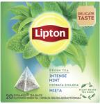 Lipton Intense Mint, ceai, Verde, 20 pliculete piramidale