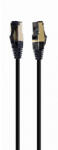 Gembird Patchcord Gembird PP8-LSZHCU-BK-0.25M, S/FTP, Cat8, 0.25m, Negru (RY-PP8-LSZHCU-BK-0.25M)