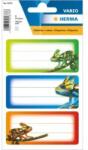 HERMA Herma: Gekkó mintás füzetcímke - 9 db-os