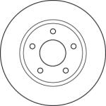 TRW Disc frana fata TRW DF4933
