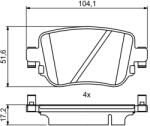 Bosch Set placute frana spate BOSCH 0986494797