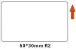 Niimbot A2A88358101, 50x30mm, 230 бр. , бели самозалепващи етикети (A2A88358101)