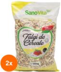 SanoVita Set 2 x Fulgi de Cereale, Sanovita, 500 g