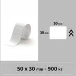 Niimbot 1EA01204102, 50x30mm, 900 бр. , бели самозалепващи етикети (1EA01204102)