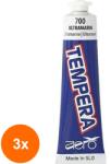 Cretacolor Set 3 x Culoare Tempera Aero, Ultramarine, 42 ml (CUL-3x9220-0700)