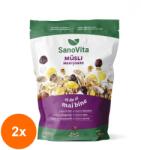 SanoVita Set 2 x Musli cu Merisoare, Sanovita Zipper, 400 g