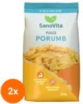 SanoVita Set 2 x Fulgi de Porumb fara Zahar, Sanovita, 225 g