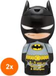 Air Val Set 2 x Gel de dus si Sampon, 2 in 1, Figurina 2D Batman, 400 ml, Air Val (ROC-2xAIRVAL00164)