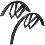 Polisport G-Mud Gravel gyorsrögzítésű műanyag sárvédő szett, tépőzáras, 28 colos gravel kerékpárokhoz, 50mm, fekete