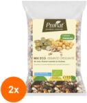 Pronat Foil Pack Set 2 x Mix Bio din Seminte Crocante, Pronat, Soia, Floarea Soarelui si Dovleac, 110 g