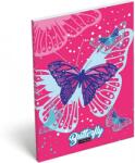 Lizzy Card - Тефтерче А7 Pink Butterfly 22974215