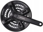 Shimano Középső FC-TY501 170mm 42/34/24z. 6/7/8-k. fekete, négyzet alakú fedéllel (EFCTY501C244CLB)