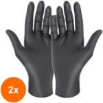 Biodeck Set 2 x 100 Manusi Negre din Nitril, Marimea L (OIB-2xMAN-NITRIL-N-L-100)