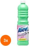 Asevi Set 3 x Solutie Concentrata Curatare Pardoseli, 1 l, Asevi (ROC-3xCOR1021184MF)