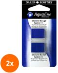 Daler-Rowney Set 2 x 2 Acuarele Godete Aquafine Daler Rowney - Sepia Hue & Payne’s Grey (CUL-2xFL131017021)