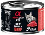 Alpha Spirit Cat Adult Beef Protein 12 x 200 g