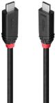Lindy 37001 USB kábel USB4 Gen 3x2 1 M USB C Fekete (Cablu Lindy 1m Type C Male Black Line) (Cablu Lindy 1m Type C Male Black Line)