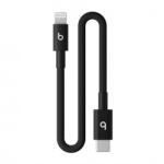 Apple Beats USB-C - Lightning szőtt borítású rövid kábel (20 cm) - fotonfekete (MEQM4EE/A) (MEQM4EE/A)
