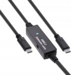 InLine 35671C USB kábel USB 3.2 Gen 1 (3.1 Gen 1) 10 M USB C USB A Fekete (35671C) (35671C)