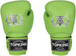 TOP KING Muay Thai Super Air boxkesztyű 10 OZ zöld