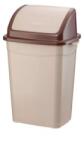 PLANET Szemetes kuka billenõ fedéllel műanyag 9 literes barna UP116B (UP116PB)