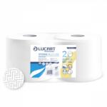 Lucart Ipari törlő 2 rétegű kitéphető dudával átmérő: 25 cm 760 lap/tek 2 tekercs/karton Strong Multi Use Lucart _852360J fehér (852360J)