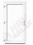 Europen 90X210 cm műanyag bejárati ajtó balos fehér KF01 Flat design (90210BBBKF01)