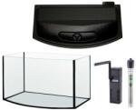  Akvárium szett 60 liter íves - tetővilágítással, szűrővel, fűtővel (10060IFA)