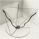  Háromszög akvárium, bettatartó (BB33)