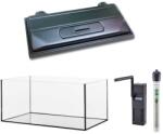  Akvárium szett 85 liter szögletes - tetővilágítással, szűrővel, fűtővel (10085TFA)