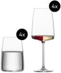 Zwiesel Glas pahare de vin VIVID SENSES 535 ml, cu pahare cu apă, set de 8 buc, Zwiesel Glas (ZWI123317) Pahar