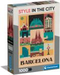 Clementoni Puzzle Clementoni, Style in the City Barcelona, 1000 piese (N01039847_001w) Puzzle