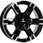 ALUTEC TITAN Fényes fekete polírozott 6/114, 3 18x8 ET45 66, 1 - 4sgumi