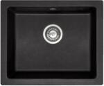 Rea Nels, 1 rekeszes gránit mosogató 560x465x200mm, fekete, ZLE-00109 (ZLE-00109)