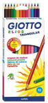 GIOTTO Színes ceruza GIOTTO Elios Wood Free háromszögletű 12db/készlet (275800)