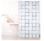  Négyzet Mintás Zuhanyroló 120 x 240 cm