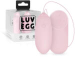 LUV EGG - ou vibrator purtabil cu acumulator, cu telecomandă radio (roz)