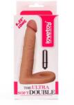  Felcsatolható análdildó vibrációval 15 cm - The Ultra Soft Double-Vibrating #2