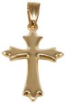 Ékszershop Fényes arany kereszt medál (1319988)