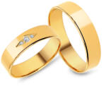 Heratis Forever Arany jegygyűrű kövekkel, szélessége 4-6 mm SKOB112