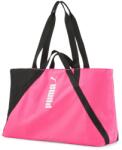 PUMA AT ESS Shopper uniszex bevásárlótáska, naplemente rózsaszín-fekete-fehér, S22 (07933503)