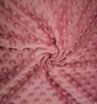  Minky textil - 340 gr/m2 - 160 cm széles / Mályvarózsa