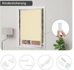 Woltu 95×160 cm hőszigetelő roló, fúrás nélkül, bézs - ardorado