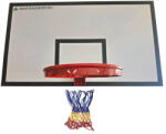Anastasia Sport Sistem baschet perete Anastasia Sport , Panou 180x105 cm, Inel antivandalizare si Plasa Tricolora (SDB180X105+BL18.1)