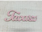  Fa "Tavasz" felirat rózsaszín 15cm - papelito