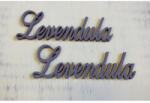 Fa - "Levendula" felirat lila 2db/csomag - papelito