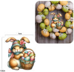  Nyomtatott dekorkarton - Kalapos nyuszkó 2db/csomag - papelito