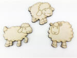  Natúr fa - Legelő bárányok 3db/csomag - papelito